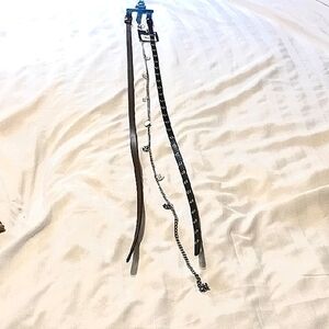 Arizona Jean Company Brown, Black & Daisy Chain Belts, Size: L, NWT